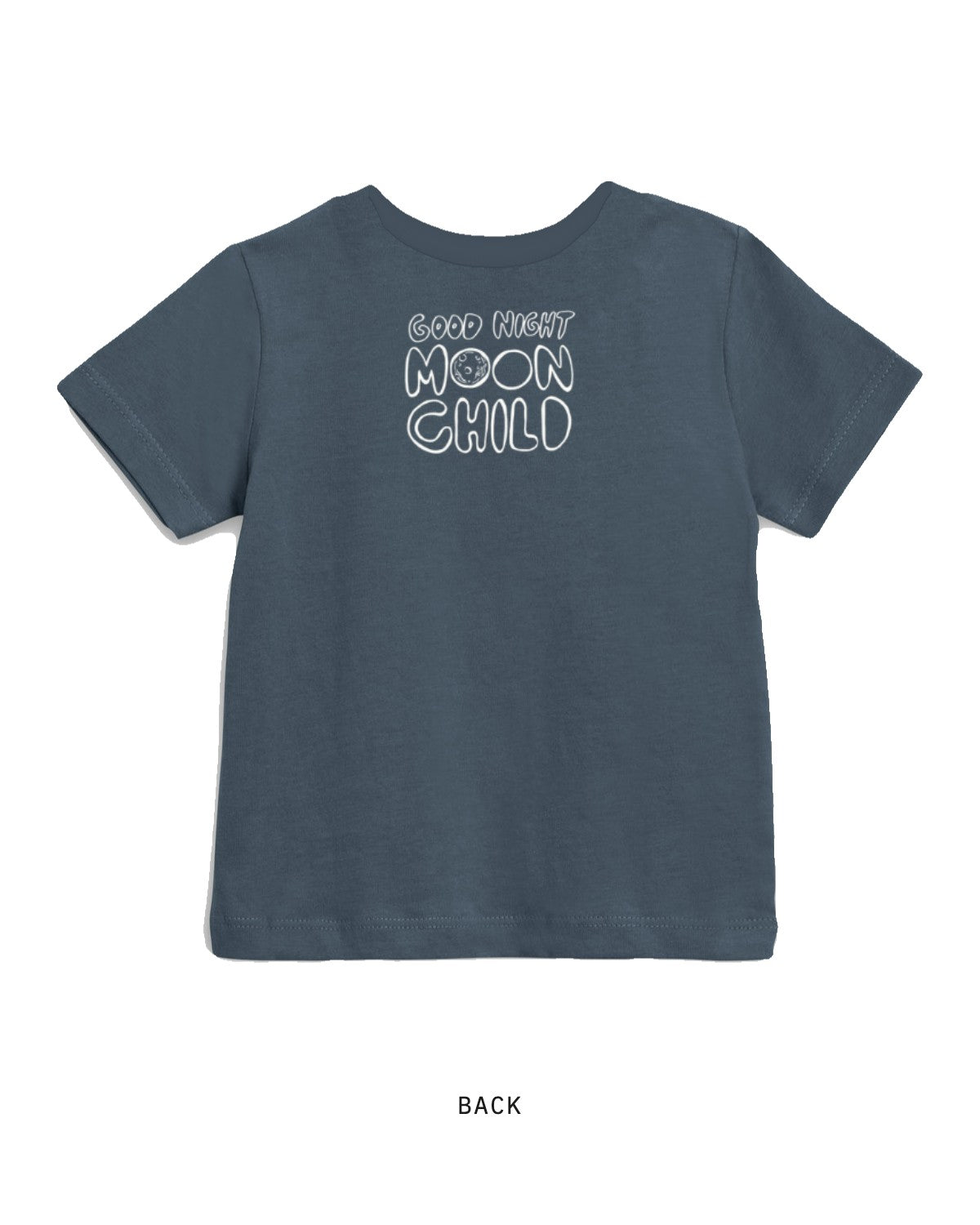 Moon Child — Tee, back, in Harbor