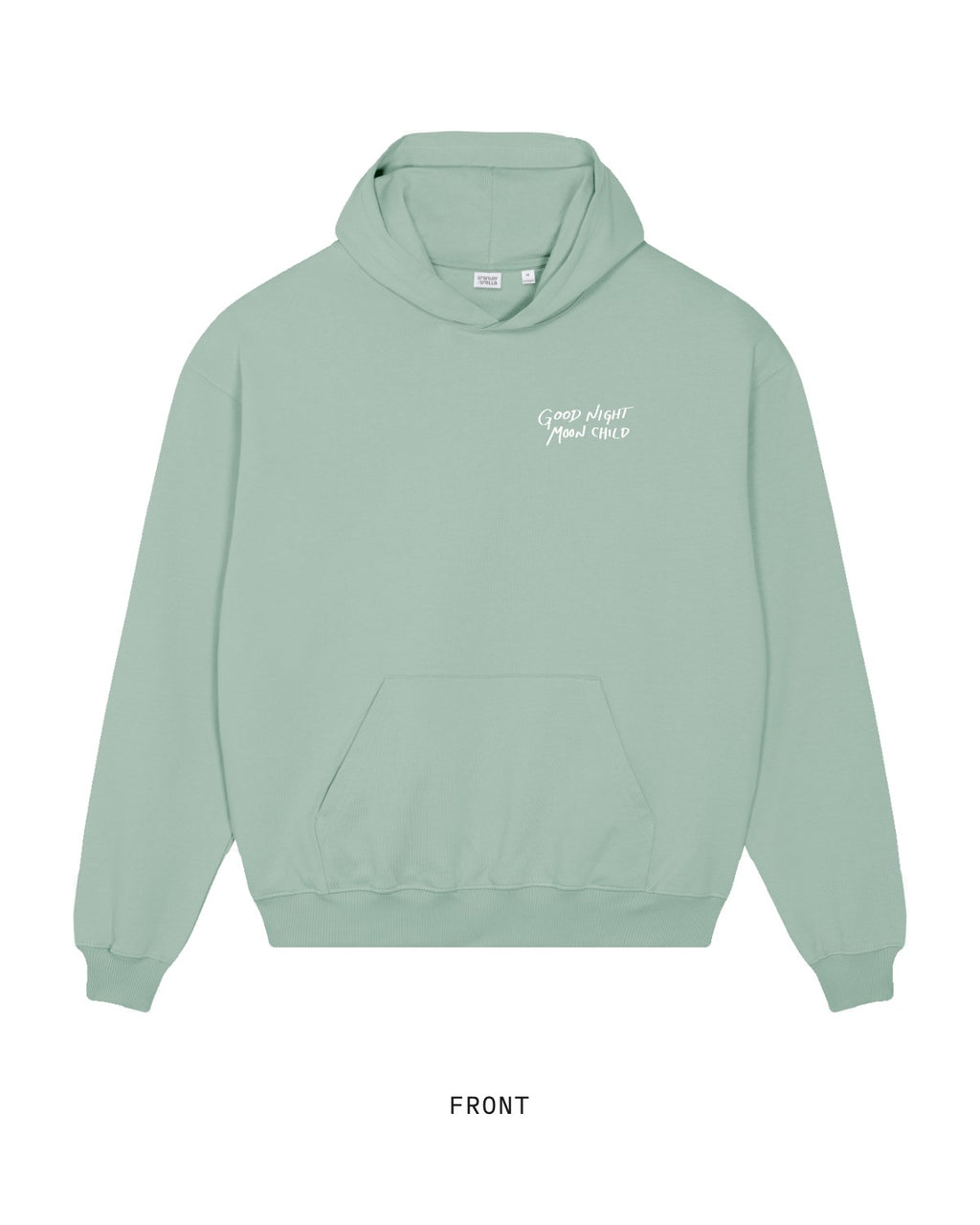 Nurture is our Nature — Hoodie, front, in Aloe