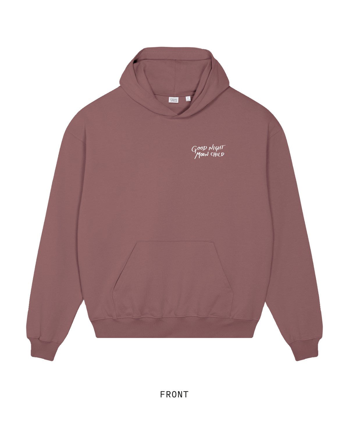 Nurture is our Nature — Hoodie, front, in Kaffa Coffee